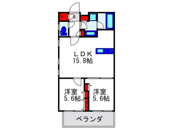 ウエルスクエア豊中北桜塚の物件間取画像